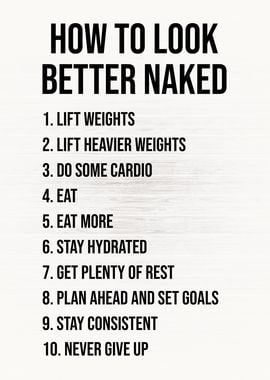 How To Look Better Naked