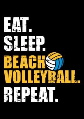 Eat sleep Beach volleyball