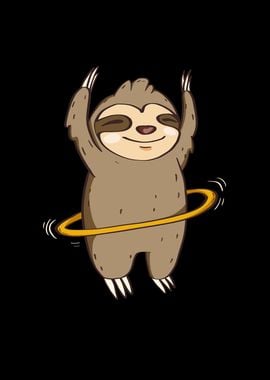 Hula Hoop Sloth Hooping