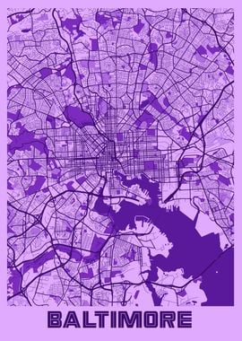 Baltimore Lavender Map