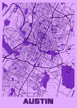 Austin Lavender Map