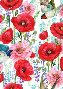 Sweet Poppy Pattern 06