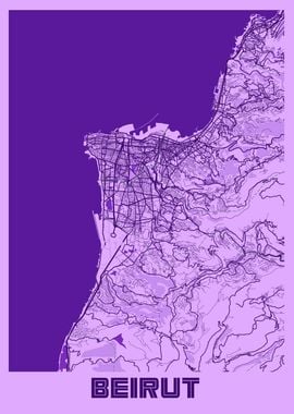 Beirut Lavender Map