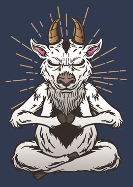 Goat Yoga Displate Design