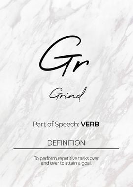 Grind Definition