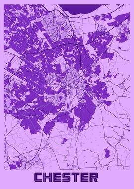 Chester Lavender Map