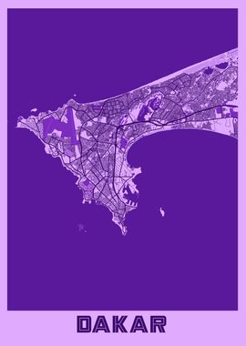 Dakar Lavender Map