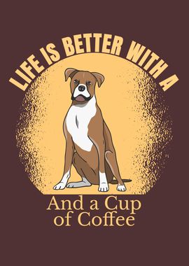 BOXER AND COFFEE LIFE