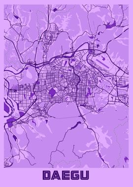 Daegu Lavender Map