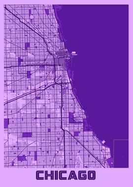 Chicago Lavender Map