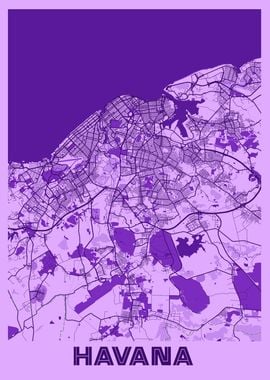 Havana Lavender Map