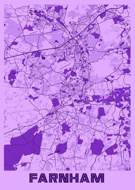 Farnham Lavender Map