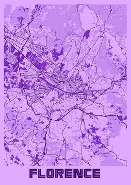 Florence Lavender Map