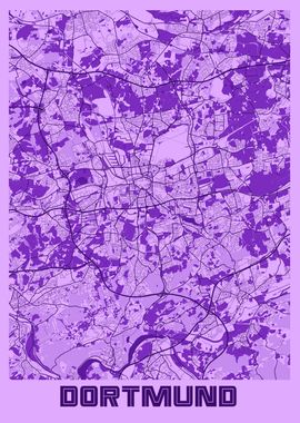 Dortmund Lavender Map