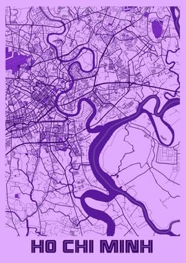 Ho Chi Minh Lavender Map