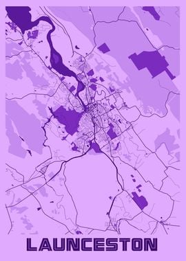 Launceston Lavender Map