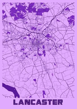 Lancaster Lavender Map