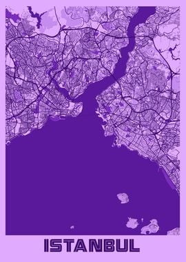 Istanbul Lavender Map