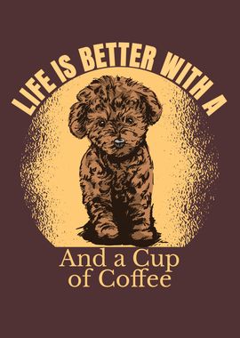 POODLE AND COFFEE LIFE