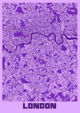 London Lavender Map