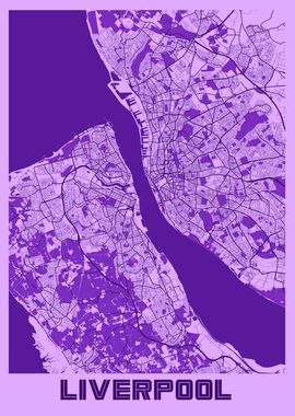 Liverpool Lavender Map