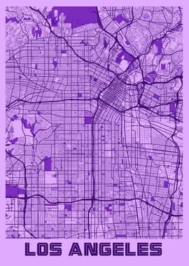 Los Angeles Lavender Map