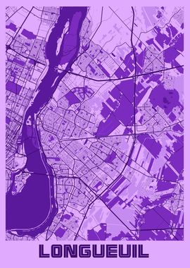 Longueuil Lavender Map