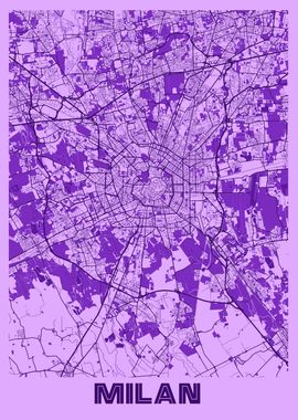 Milan Lavender Map