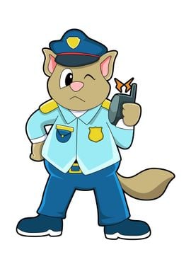 Cat Police officer Police