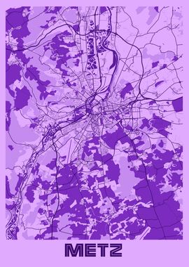 Metz Lavender Map