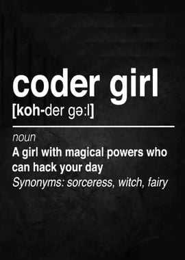 Coder girl