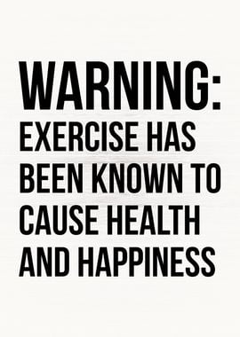 Exercise Warning