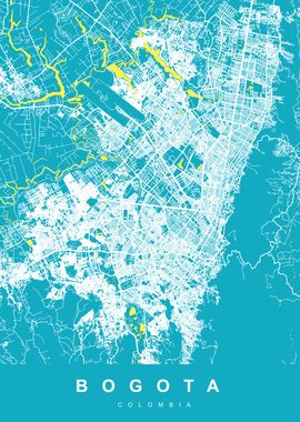 BOGOTA City Map Colombia