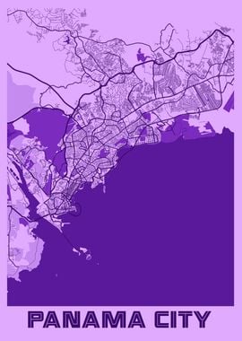 Panama City Lavender Map