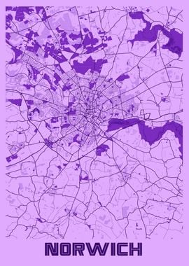 Norwich Lavender Map