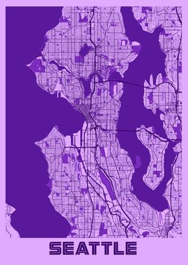 Seattle Lavender Map