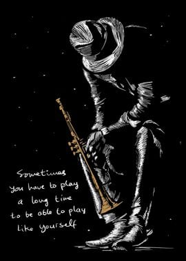 Jazz trumpet quote