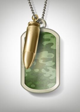 Army Dog Tag