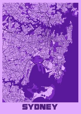 Sydney Lavender Map