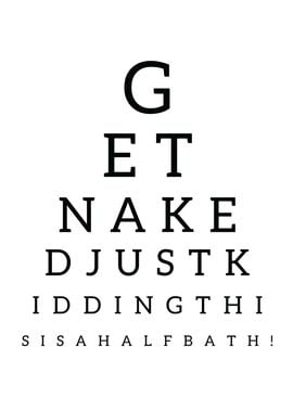 Eye Exam Bathroom Naked