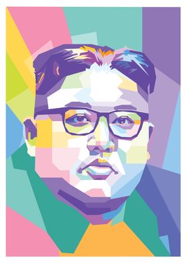 Kim Jong Un Pop art