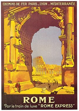 vintage travel poster 