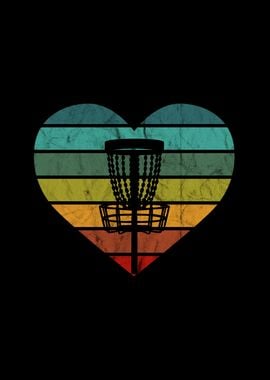 Retro DiscGolf Basket