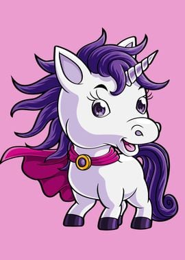 Unicorn super hero 