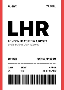 LHR Boarding Pass