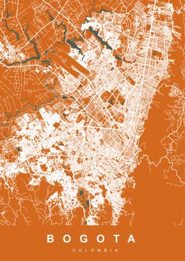 BOGOTA City Map Colombia