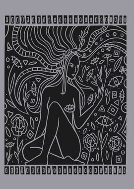 Nature woman Displate Desi