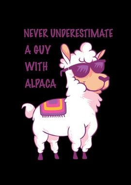 Guy with Alpaca