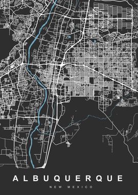 ALBUQUERQUE City Map USA