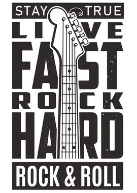 LIVE FAST ROCK HARD